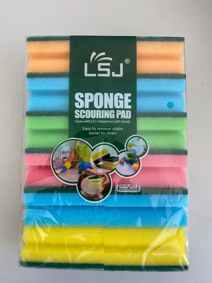 LSJ Putzschwamm 12 Stück Mix