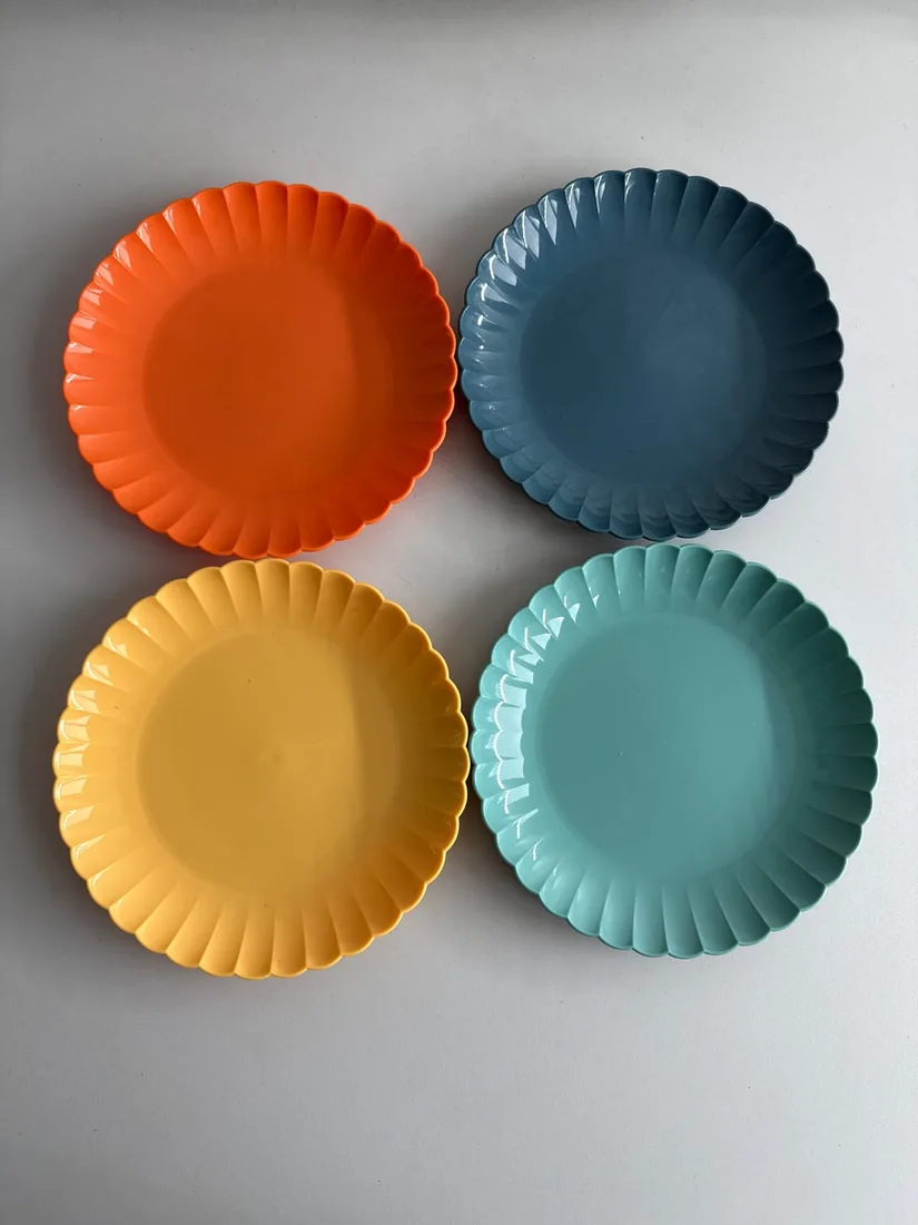 Mai Qi Plastikteller 4er Set