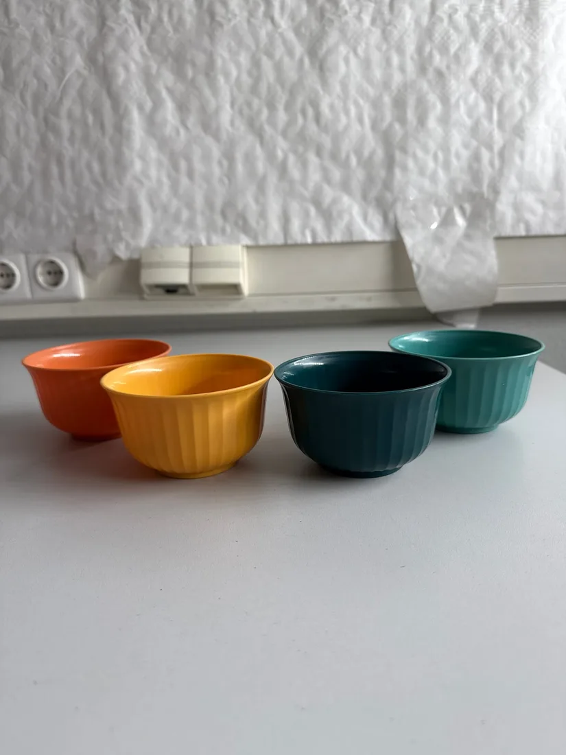 Mai Qi Plastikteller 4er Set