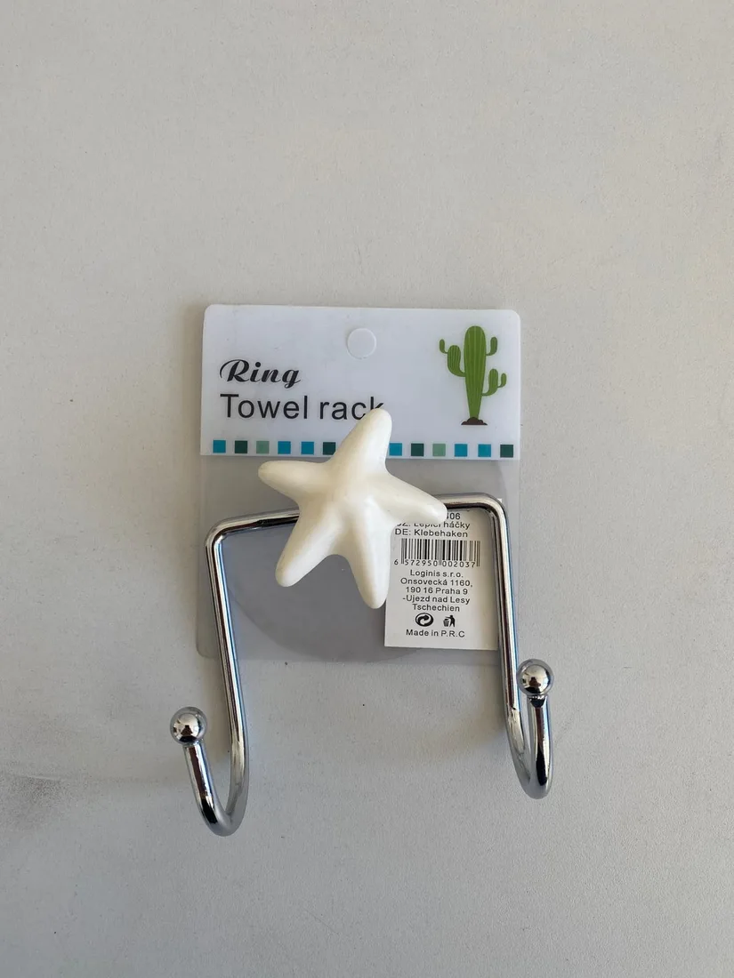 Ring Klebehaken Metall 2er