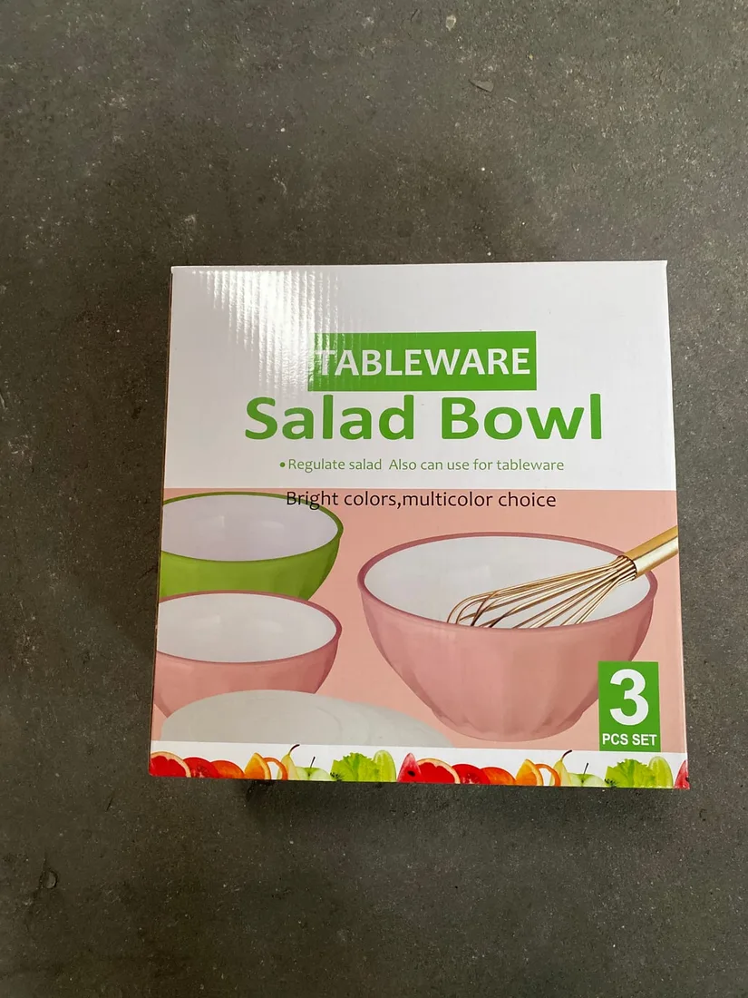 Salatschüssel 3 Set Mit Deckel