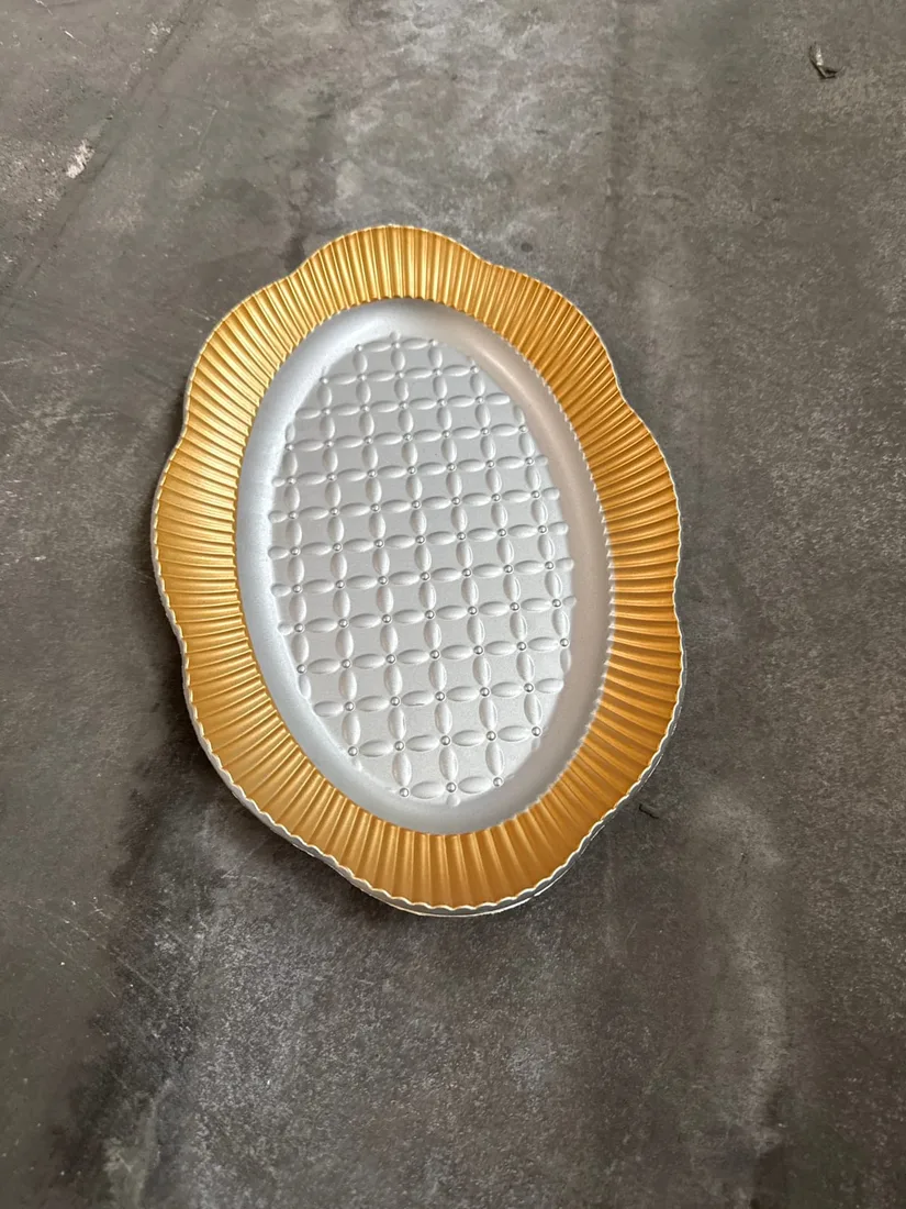 Serviertablett Oval 32 x 22 cm