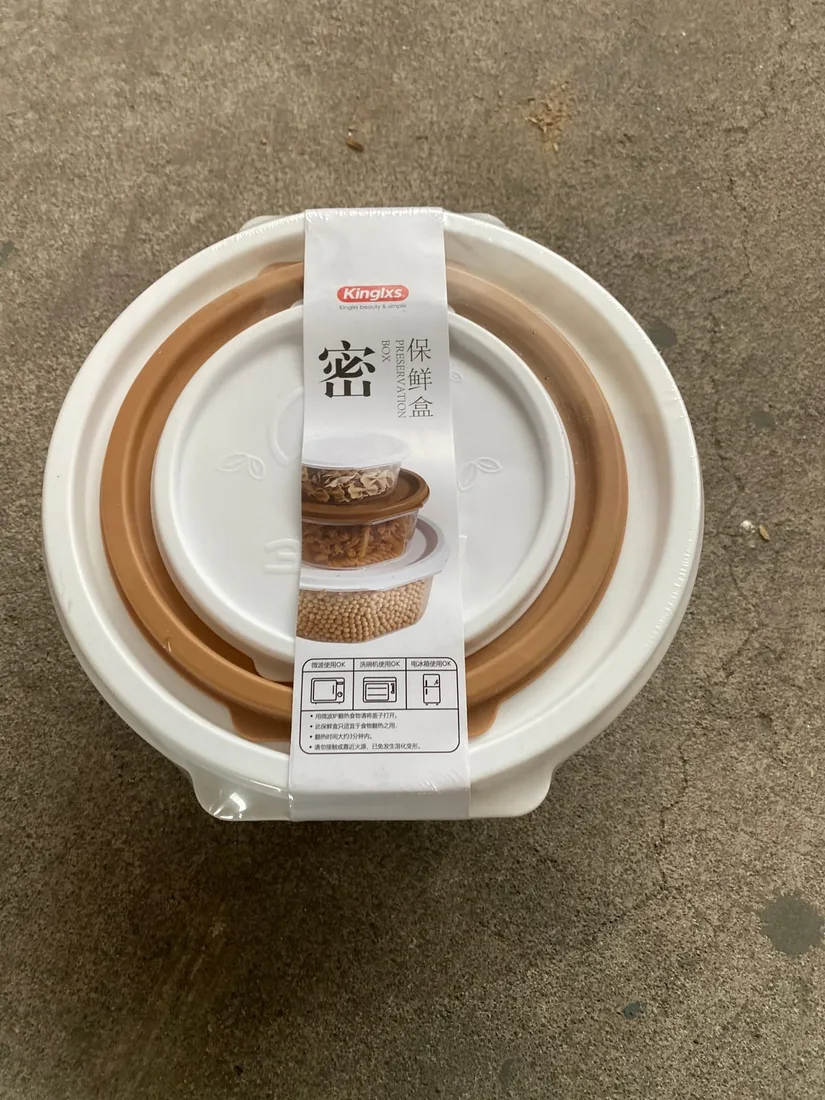 Vorratsbehälter Set Rund 550-1000-2000 ml