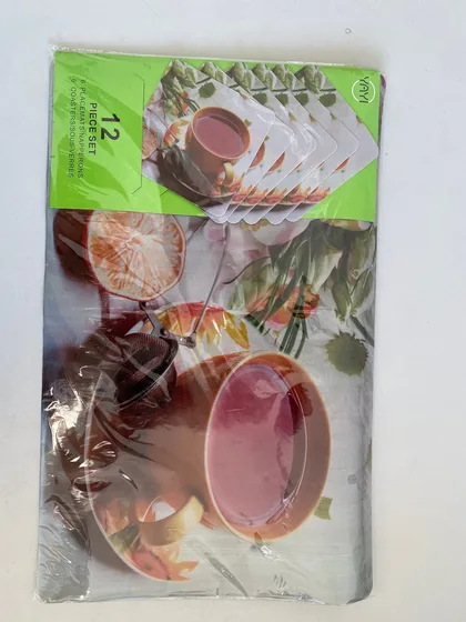 LJW Platzsets Set Esstisch 6 Stück 12er Set