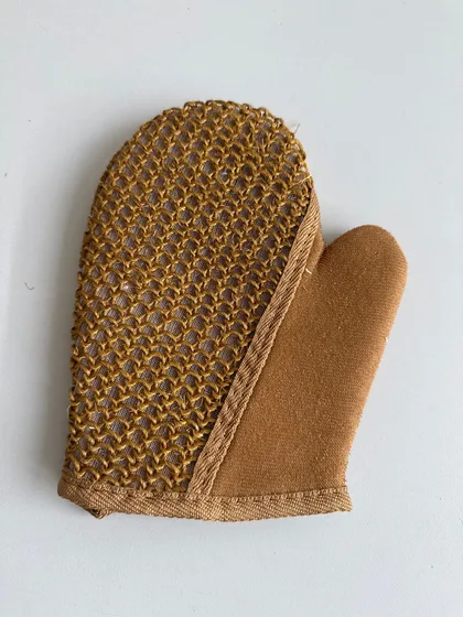Waschhandschuhe 5er Set Peelinghandschuh Dusche Körperpeeling Massage