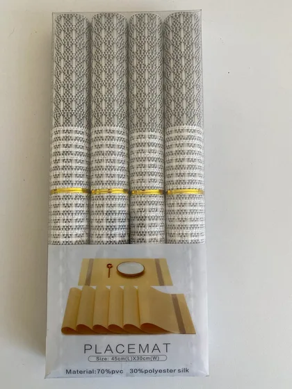Ningxin Platzsets Set Esstisch 4 Stück