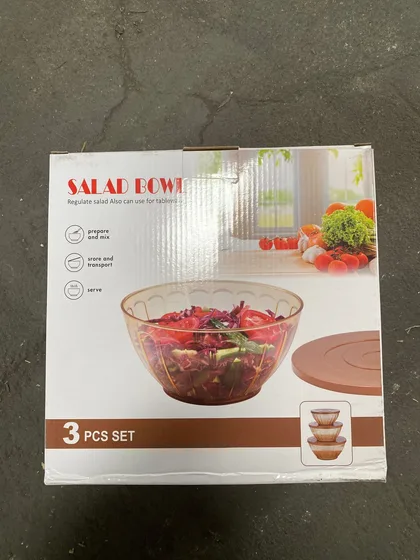 Salatschüssel 3er Set Mit Deckel
