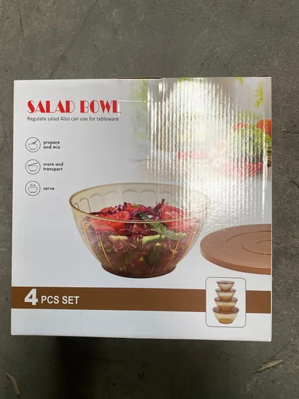Salatschüssel 4 Set Mit Deckel