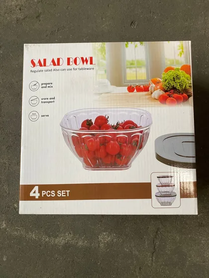 Salatschüssel 4er Set Mit Deckel
