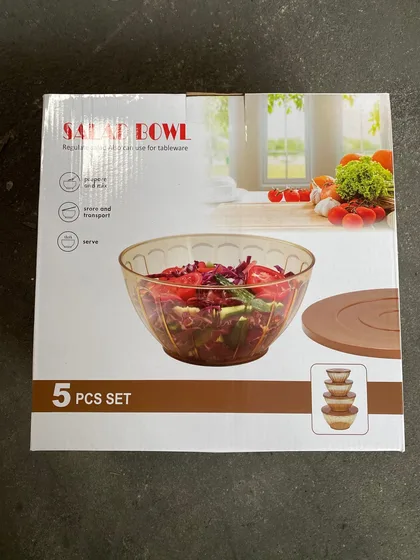 Salatschüssel 5 Set Mit Deckel