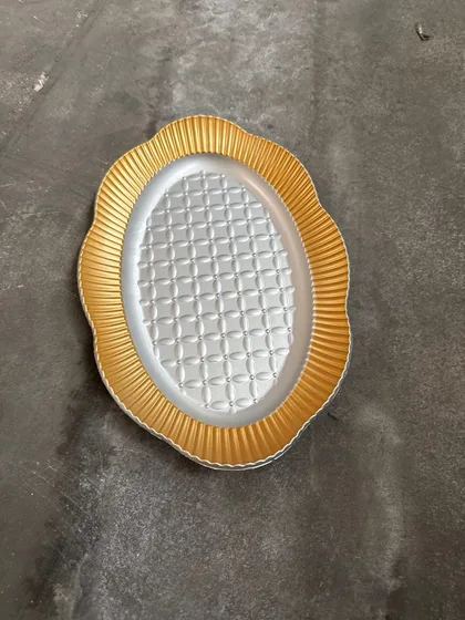 Serviertablett Oval 32 x 22 cm