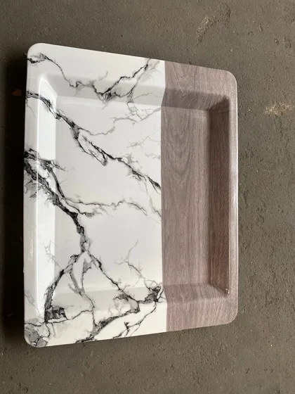 Serviertablett Rechteckig 42 x 33 cm