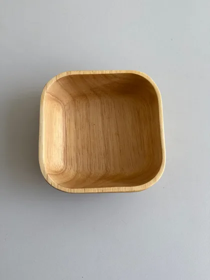 Holzschale rund 12,5 x 4,5 cm Akazienholz Xani Servierschale Snackschale für Dips