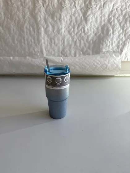 Isolierbecher 600 ml Xani Edelstahl mit & ohne Strohhalm auslaufsicher 3 Farben