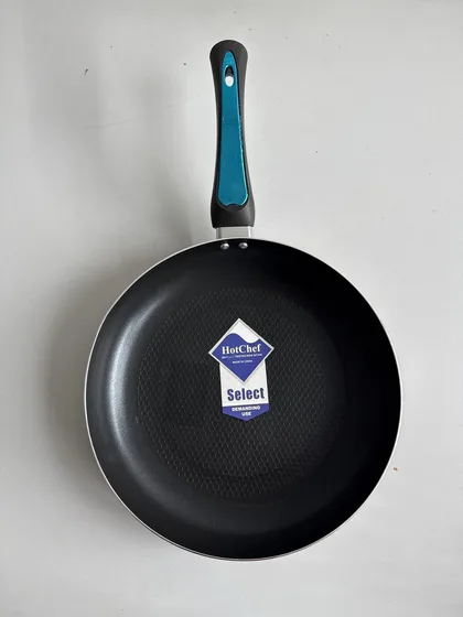 L.C Hot Chef Bratpfanne 26 cm Antihaftbeschichtung Aluminium Induktion Schwarz