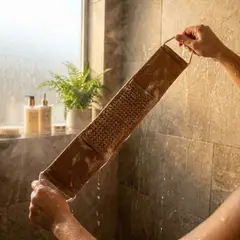 Foto 7 von Rückenschrubber 5er Set Naturborsten Sisal Körperbürste Dusche Peeling Bundle