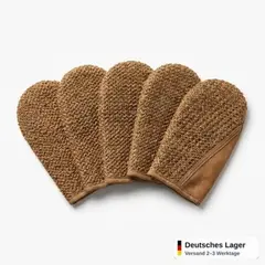 Foto 7 von Waschhandschuhe 5er Set Peelinghandschuh Dusche Körperpeeling Massage