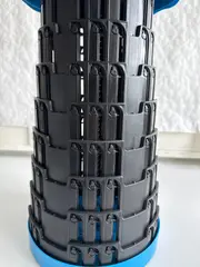 Foto 6 von Teleskop-Hocker faltbar bis 120 kg höhenverstellbar Klapphocker Camping Blau
