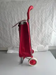 Foto 8 von Einkaufstrolley klappbar Einkaufswagen 2 Räder Einkaufsroller Trolley 5 Farben