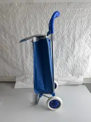 Foto 10 von Einkaufstrolley klappbar Einkaufswagen 2 Räder Einkaufsroller Trolley 5 Farben