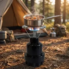 Foto 7 von Gaskocher Camping 1-flammig Koffer tragbar Outdoor Camping robust