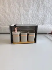 Foto 9 von Xani Mei Qi Badzubehör 3er Set, 9 x 28.5 x 20 cm, Kunststoff, Badezimmerdeko