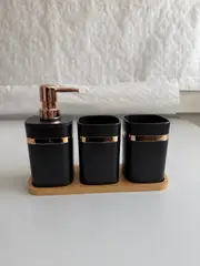 Foto 11 von Xani Mei Qi Badzubehör 3er Set, 9 x 28.5 x 20 cm, Kunststoff, Badezimmerdeko