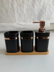 Foto 12 von Xani Mei Qi Badzubehör 3er Set, 9 x 28.5 x 20 cm, Kunststoff, Badezimmerdeko