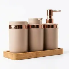 Foto 30 von Xani Mei Qi Badzubehör 3er Set, 9 x 28.5 x 20 cm, Kunststoff, Badezimmerdeko