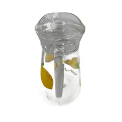 Foto 20 von Wasserkrug 1,5L + 6 Gläser 250ml Set BPA-frei bruchsicher Garten Picknick