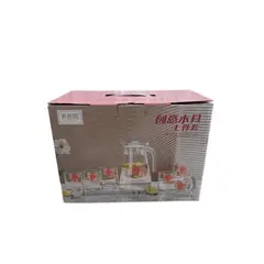 Foto 23 von Wasserkrug 1,5L + 6 Gläser 250ml Set BPA-frei bruchsicher Garten Picknick