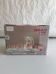 Foto 10 von Wasserkrug Set 1,5L + 6 Gläser Kunststoff BPA-frei Kanne Geschirr Garten