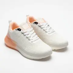 Foto 1 von Damen Sneaker NBK Turnschuhe Sportschuhe Mesh Weiß Rosa leicht Gr. 36-41