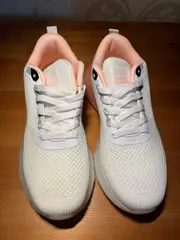 Foto 3 von Damen Sneaker NBK Turnschuhe Sportschuhe Mesh Weiß Rosa leicht Gr. 36-41