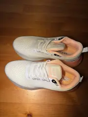Foto 5 von Damen Sneaker NBK Turnschuhe Sportschuhe Mesh Weiß Rosa leicht Gr. 36-41