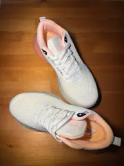 Foto 6 von Damen Sneaker NBK Turnschuhe Sportschuhe Mesh Weiß Rosa leicht Gr. 36-41
