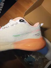 Foto 7 von Damen Sneaker NBK Turnschuhe Sportschuhe Mesh Weiß Rosa leicht Gr. 36-41