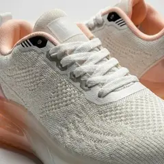 Foto 11 von Damen Sneaker NBK Turnschuhe Sportschuhe Mesh Weiß Rosa leicht Gr. 36-41