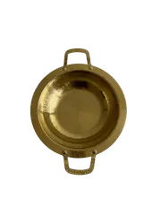 Foto 7 von Edelstahl Schale mit Henkel Gold 24 cm