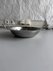 Foto 4 von Edelstahl Schale mit Henkel Silber 24 cm