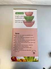 Foto 2 von Salatschüsseln 4er Set mit Deckel Xani Kunststoff BPA-frei stapelbar Meal Prep