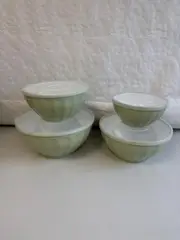 Foto 7 von Salatschüsseln 4er Set mit Deckel Xani Kunststoff BPA-frei stapelbar Meal Prep