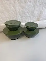 Foto 4 von Salatschüssel 4er Set mit Deckel Schüsseln Vorrat Aufbewahrung Küche