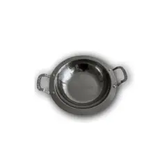 Foto 7 von Edelstahl Schale mit Henkel Silber 24 cm