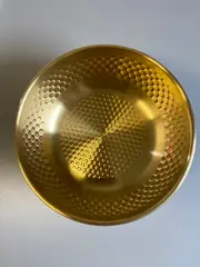 Foto 2 von Edelstahl Snackschale Golden 21 cm