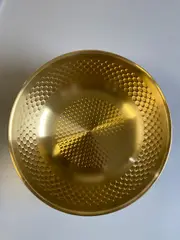 Foto 2 von Edelstahl Snackschale Golden 23 cm