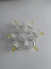 Foto 1 von Teegläser 6er Set Mit Goldgriff 110 ml