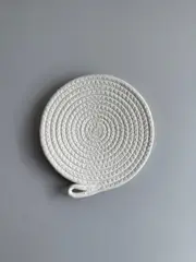 Foto 2 von Topfuntersetzer 7er Set rund 20 cm geflochten Küche Tisch Untersetzer Schlaufe