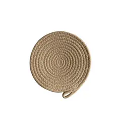 Foto 15 von Topfuntersetzer 7er Set rund 20 cm geflochten Küche Tisch Untersetzer Schlaufe