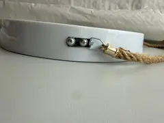 Foto 18 von Wanduhr rund 29 cm 3D-Ziffern Gold mit Jute-Seil Wohnzimmer Küche Deko